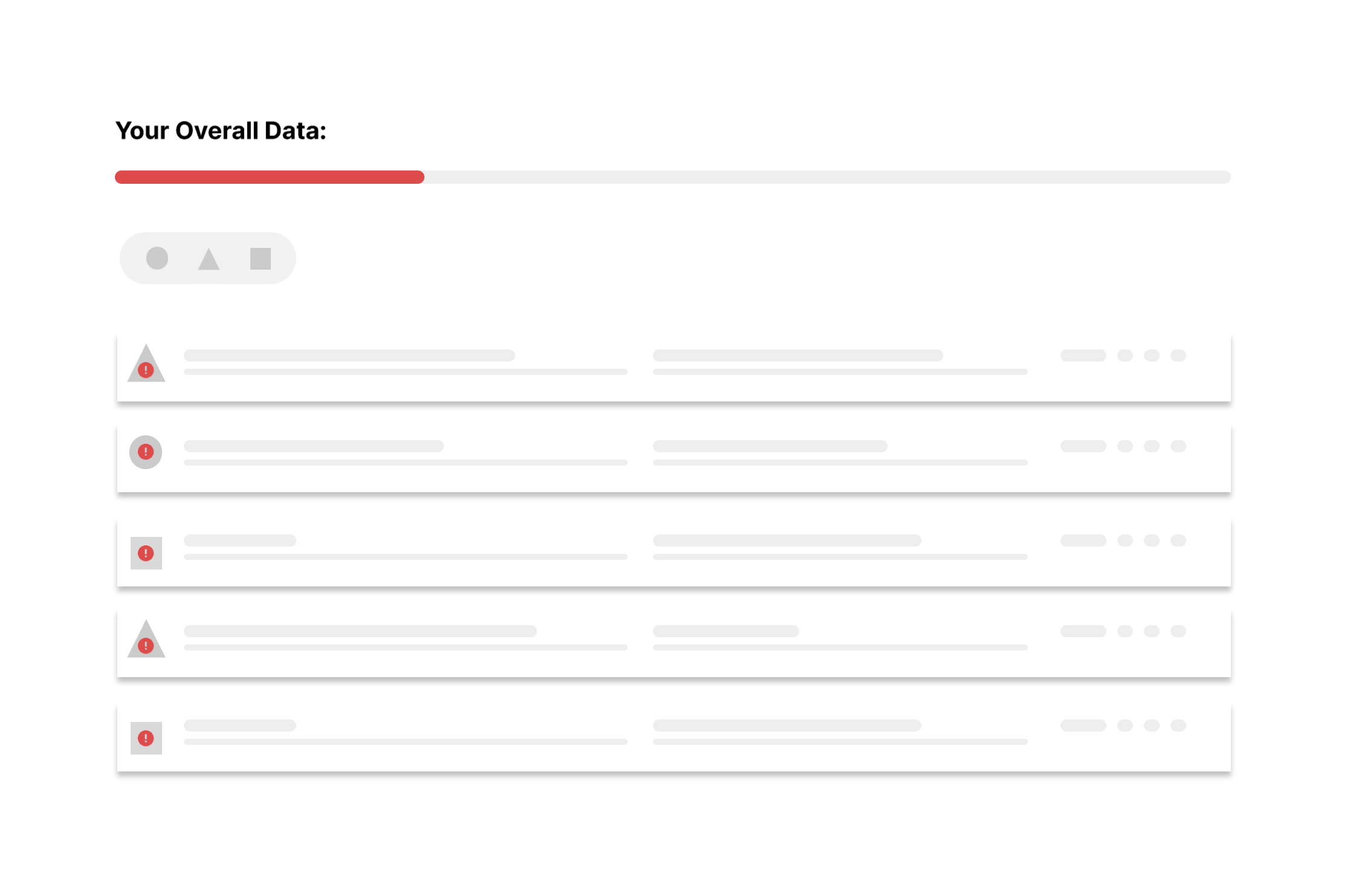 Simplified approach visualization
